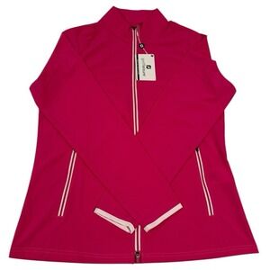 NWT FootJoy Women's Lightweight Woven Jacket Pink Size M